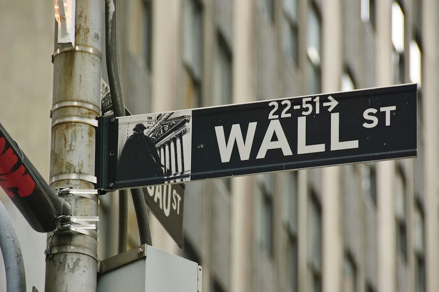 The Wall Street street sign in New York